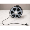 Світлодіодна гірлянда нитка 50 м, 500 LED, 220V, 1 режим, IP65, чорний каучуковий провід, колір свічення теплий білий